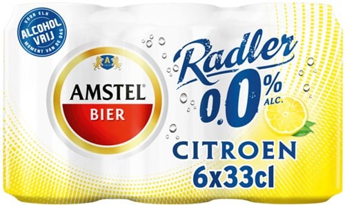 Amstel Radler 0.0% (6 x 330 ml)