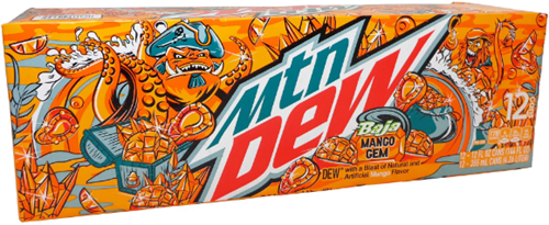 Mountain Dew Baja Mango Gem (12 x 355 ml)-2