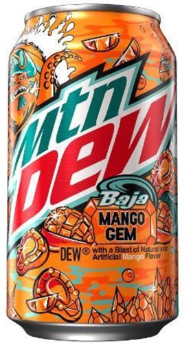 Mountain Dew Baja Mango Gem (12 x 355 ml)