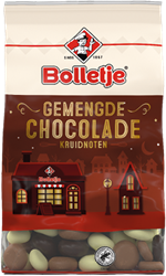 Bolletje Kruidnoten Gemengde Chocolade zak 250gr
