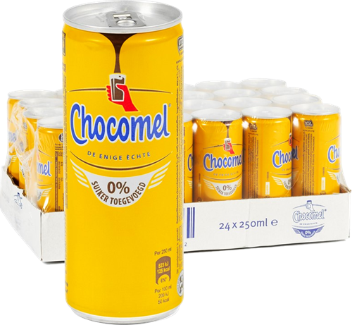 Chocomel 0% Suiker (24 x 250 ml)