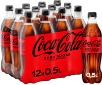 Coca Cola Zero (12 x 500 ml) fles