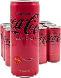 Coca Cola Zero Raspberry (12 x 250 ml)