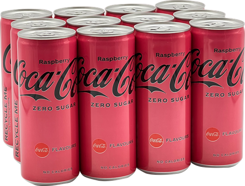 Coca Cola Zero Raspberry (12 x 250 ml)-3
