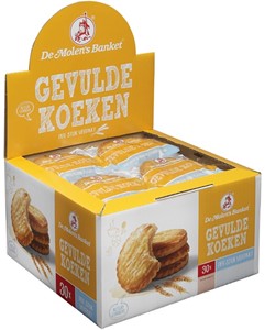 De Molen Gevulde Koeken (30 x 50 gr)