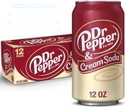 Dr Pepper USA Cream Soda (12 x 355 ml)