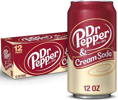 Dr Pepper USA Cream Soda (12 x 355 ml)