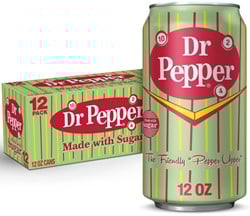 Dr Pepper USA Made With Sugar