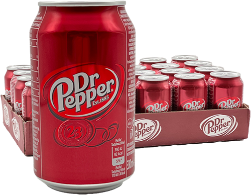 Dr Pepper Regular (24 x 330 ml)