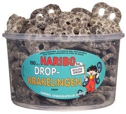 Haribo Drop Krakelingen 150 stuks