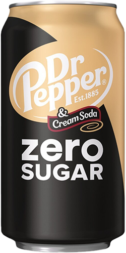 Dr Pepper Zero Sugar Cream Soda USA (12 x 355 ml)-2
