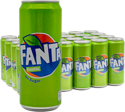 Fanta Exotic No Sugar (24 x 330 ml)