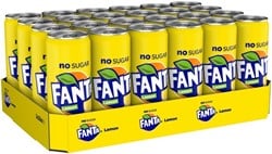Fanta Lemon No Sugar (24 x 330 ml)