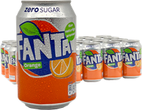 Fanta Orange No Sugar (24 x 330 ml)