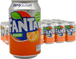 Fanta Orange No Sugar (24 x 330 ml)