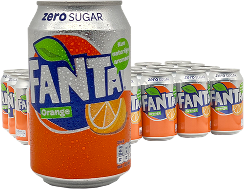 Fanta Orange No Sugar (24 x 330 ml)