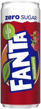 Fanta Raspberry No Sugar (12 x 250 ml)