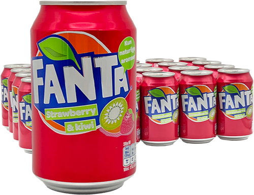 Fanta Strawberry & Kiwi (24 x 330 ml)