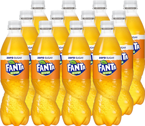 Fanta Orange Zero (12 x 500 ml) fles