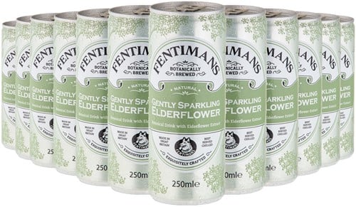 Fentimans Gently Sparkling Elderflower (12 x 250 ml)