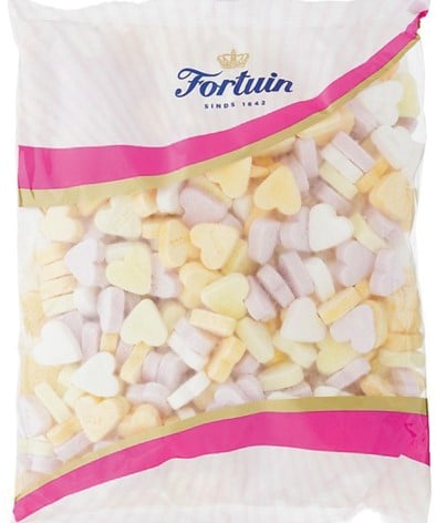 Fortuin Vruchtenhartjes zak 1kg