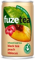 Fuze Tea Black Tea Peach Hibiscus Mini (8 x 150 ml)
