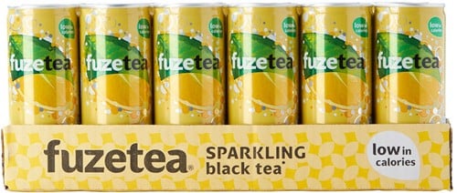 Fuze Tea Black Tea Sparkling Lemon (24 x 330 ml)-3