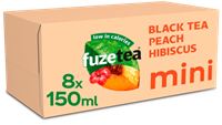 Fuze Tea Black Tea Peach Hibiscus Mini (8 x 150 ml)-2