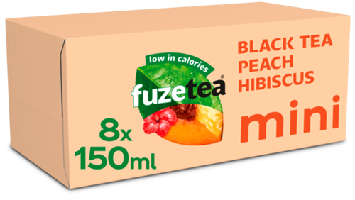Fuze Tea Black Tea Peach Hibiscus Mini (8 x 150 ml)-2
