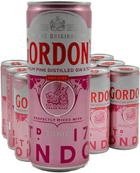 Gordon's Gin & Tonic Pink (12 x 250 ml)