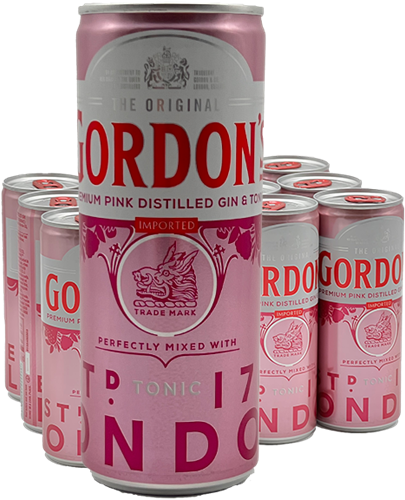 Gordon's Gin & Tonic Pink (12 x 250 ml)