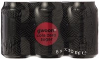 Gwoon Cola Zero Sugar (6 x 330 ml)-2