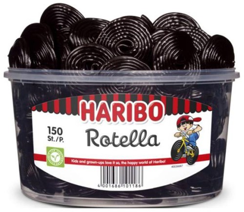 Haribo Drop Rotella (150 stuks)