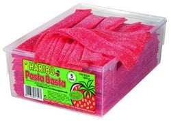 Haribo Pasta Basta Fizz Red Aardbei (150 stuks)