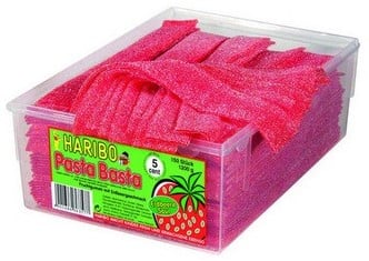 Haribo Pasta Basta Fizz Red Aardbei (150 stuks)