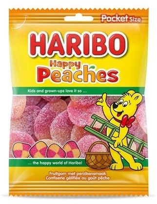 Haribo Perziken zakje (28 x 75 gr)