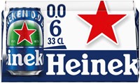 Heineken 0.0 Alcoholvrij (6 x 330 ml)