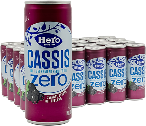 Hero Cassis Zero (24 x 250 ml)
