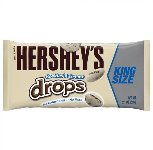 Hershey's USA Kingsize Drops Cookies 'n Creme (59 gr)
