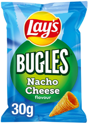 Lay's Bugles Nacho Cheese zakje (24 x 30 gr)