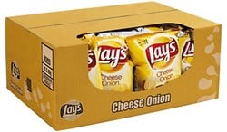 Lay's Chips Cheese Onion zakje (20 x 40 gr)
