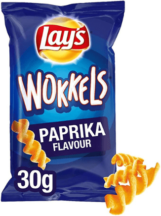 Lay's Wokkels Paprika zakje (24 x 30 gr)