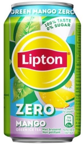 Lipton Ice Tea Green Mango Zero (24 x 330 ml)