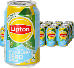Lipton Ice Tea Sparkling Zero (24 x 330 ml)