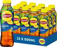 Lipton Ice Tea Lemon (12 x 500 ml) fles