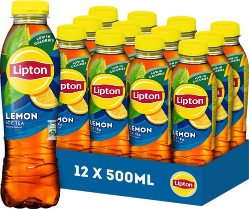 Lipton Ice Tea Lemon (12 x 500 ml) fles