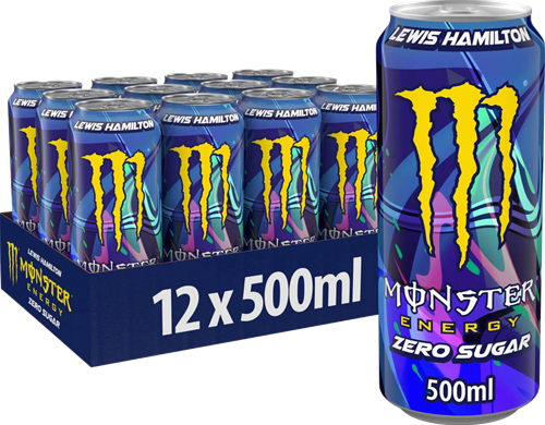 Monster Energy 44 Lewis Hamilton Zero Sugar (12 x 500 ml)