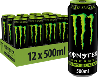 Monster Energy Original Zero (12 x 500 ml)