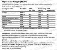 Pepsi Max Ginger (24 x 330 ml)-2