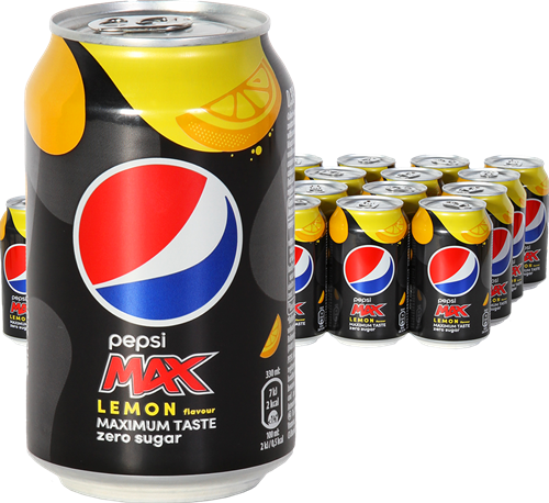 Pepsi Max Lemon (24 x 330 ml)
